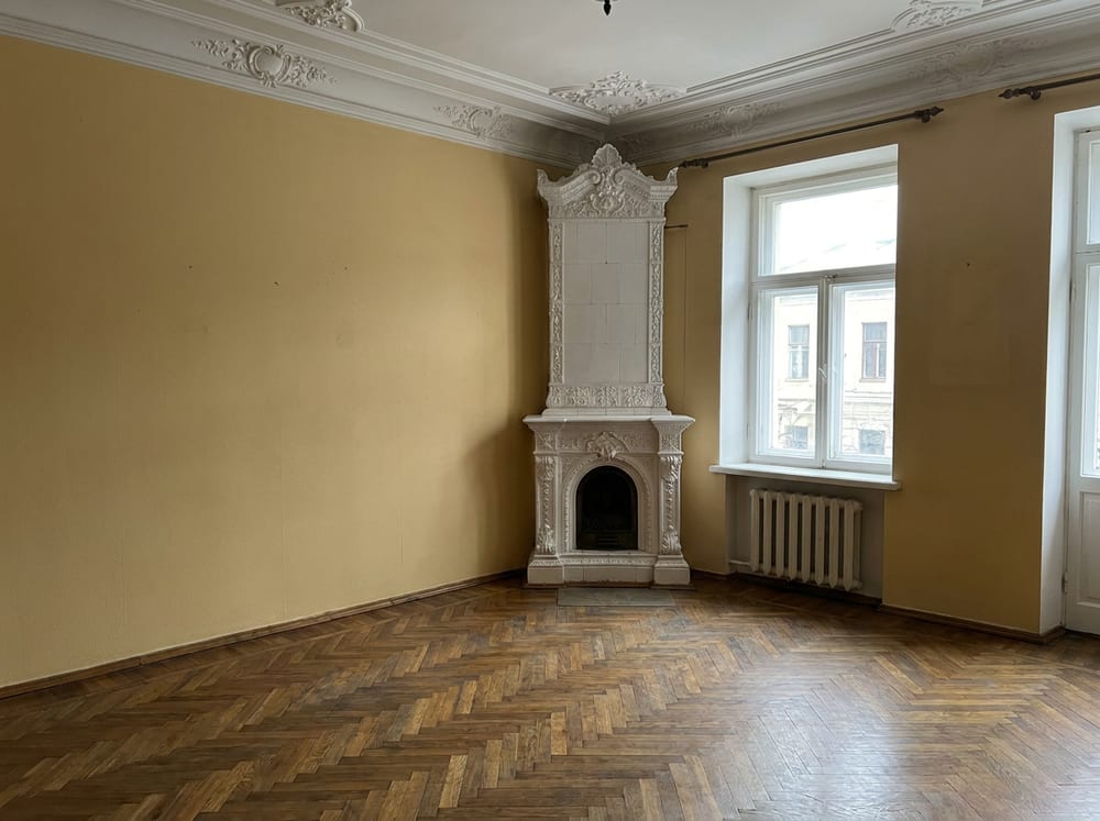 Leeres besenreines Wohnzimmer